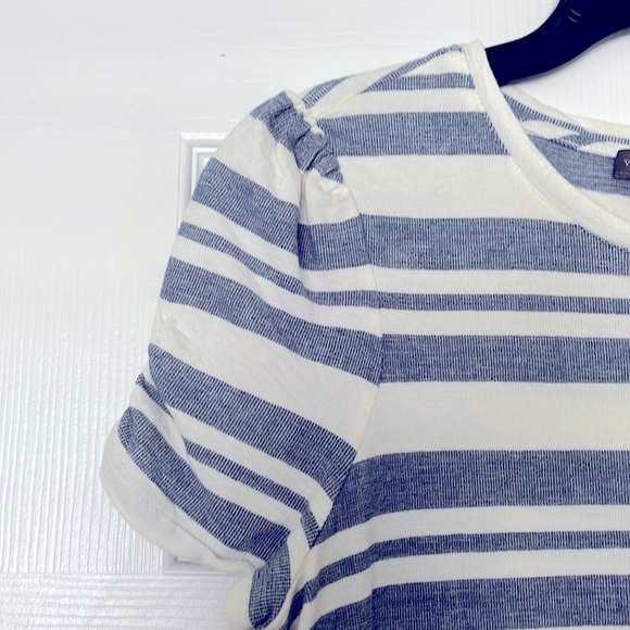 Vince Camuto Blue and White Striped Casual dress - Picture 3 of 5